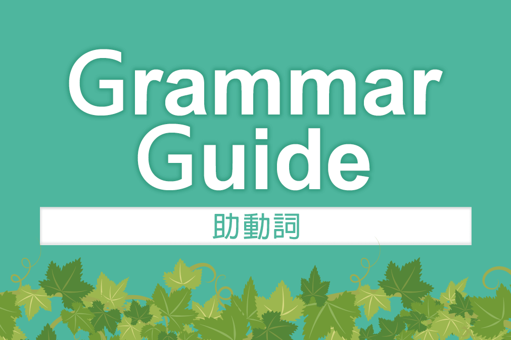 解析 文法【助動詞】