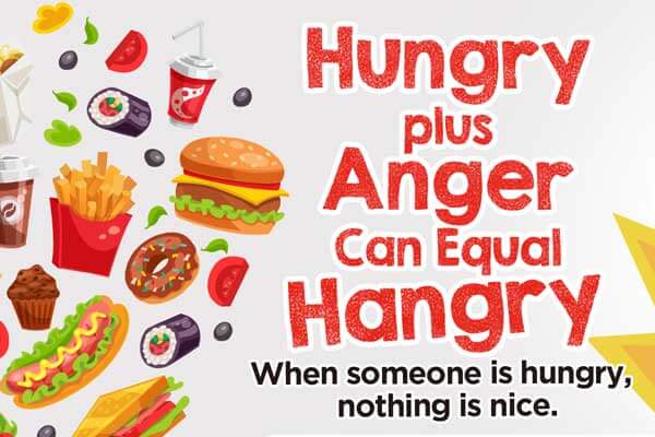 餓到好生氣啊! Hungry plus Anger Can Equal Hangry