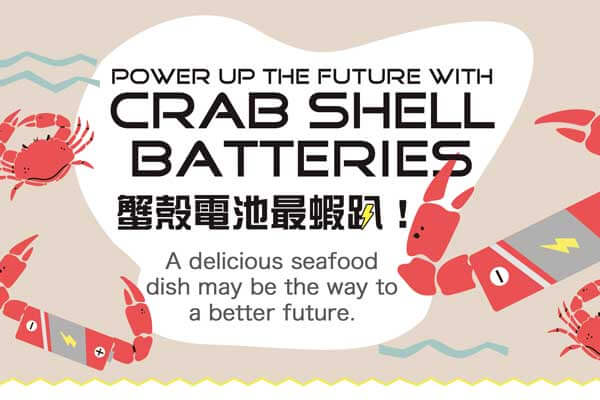 蟹殼電池最蝦趴! Power Up the Future with Crab Shell Batteries
