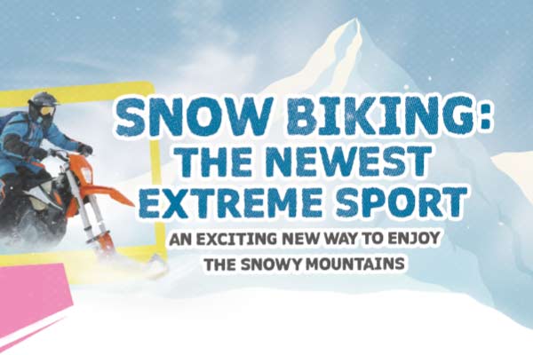 最新極限運動：雪地單車 Snow Biking: The Newest Extreme Sport
