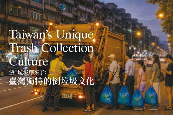 快！垃圾車來了：臺灣獨特的倒垃圾文化 Taiwan’s Unique Trash Collection Culture　　