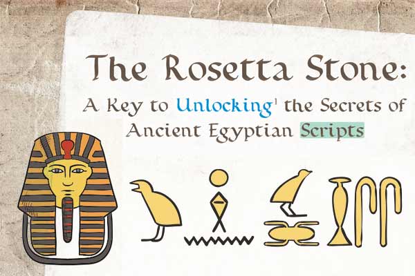 羅塞塔石碑: 破譯古埃及文字的關鍵 The Rosetta Stone: A Key to Unlocking the Secrets of Ancient Egyptian Scripts