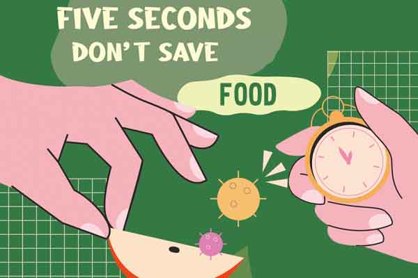 掉落食物秒撿起？ 細菌笑你太天真！Five Seconds Don’t Save Food