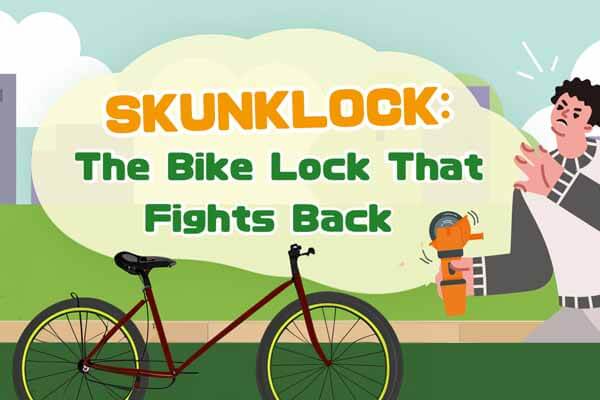 對抗單車賊　「臭鼬鎖」的逆襲 SKUNKLOCK: The Bike Lock That Fights Back