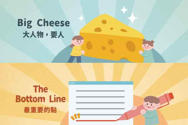 1. 大人物，要人  2. 最重要的點