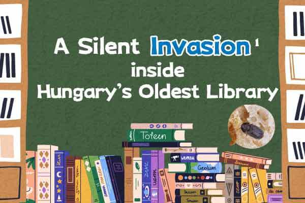 蟲蟲危機！匈牙利最古老圖書館遭無聲入侵……A Silent Invasion inside  Hungary’s Oldest Library