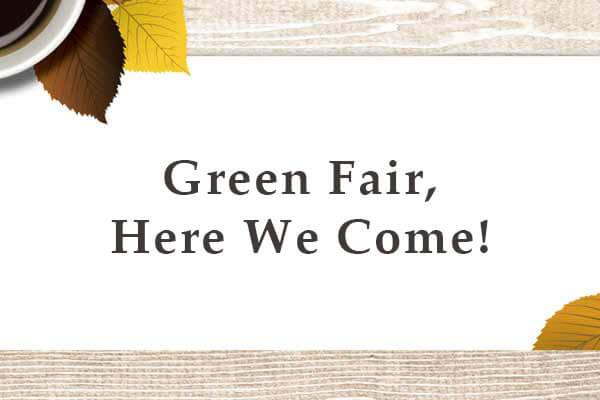 補助核准！環保市集即將登場Green Fair, Here We Come!