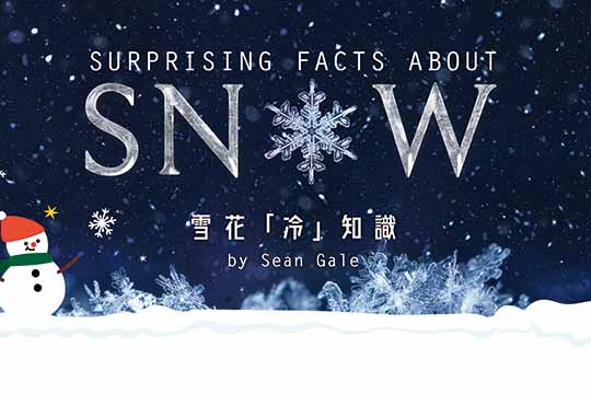 雪花「冷」知識 Surprising Facts about Snow