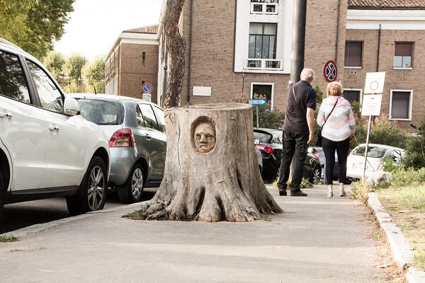 死木計畫：藝術家重整羅馬「樹」容 Sculpting Tree Trunks on the Streets of Rome