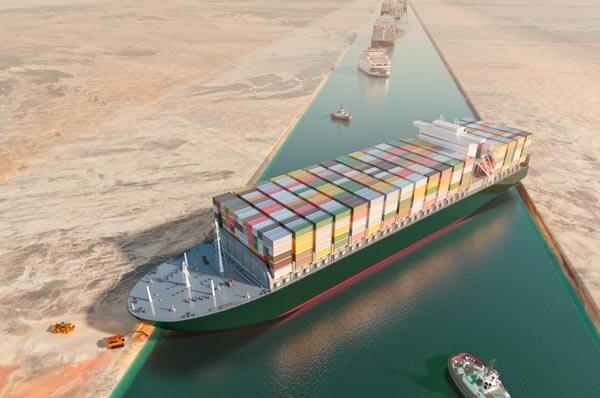 蘇伊士運河大排 長「榮」！全球 貨運受衝擊 Suez Canal Blockage Impacts Global Shipping